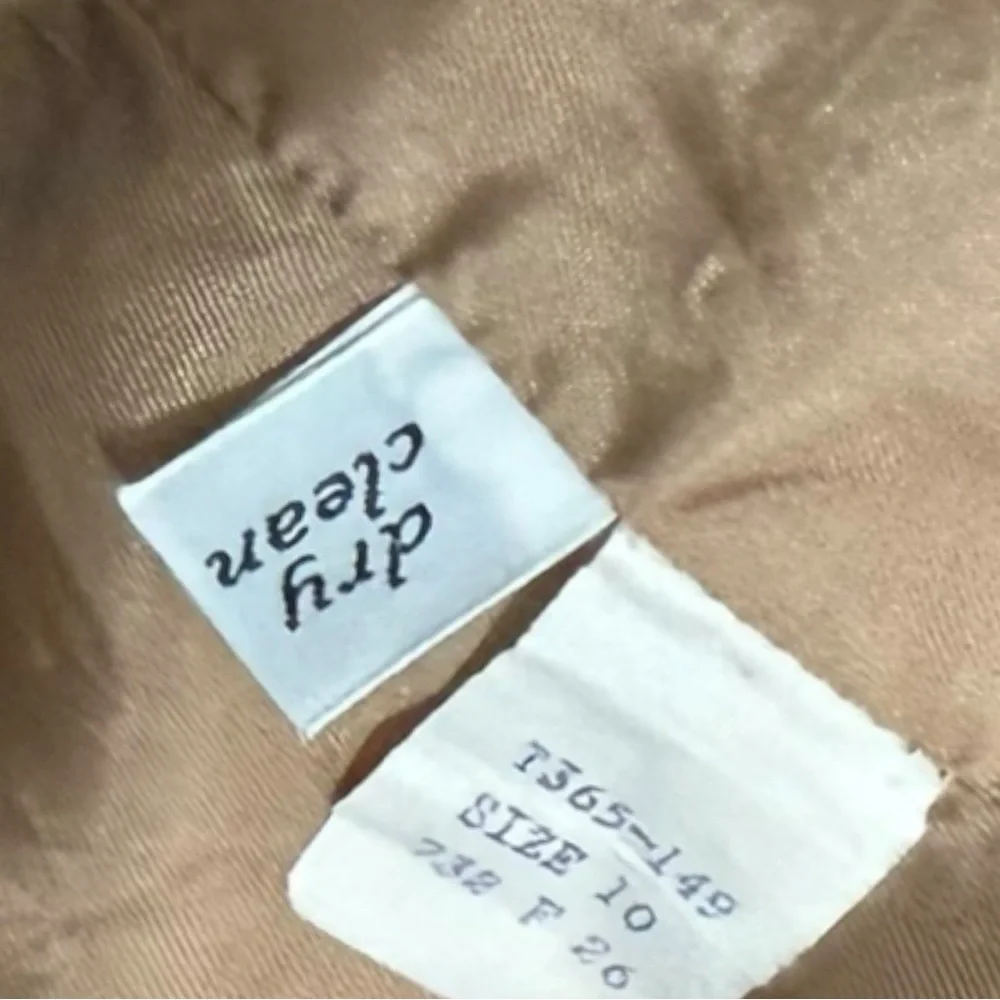 Vintage Pendleton beige‎ 100% virgin wool Blazer - 10